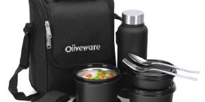 Oliveware Teso Pro Lunch Box with Bottle