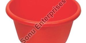 Red Plastic Water Tub