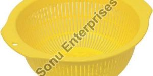 Yellow Plastic Colander