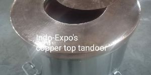 SS Round Tandoor with Copper Top