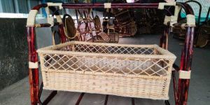 Rattan Cane Baby Cradle