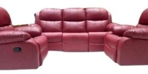 Reclining Leather Sofa Set