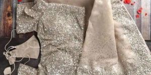 Designer Georgette Sequence Sarees
