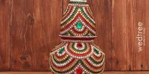 Stone Kundan Kalash