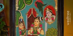 Tanjore Painting Andal