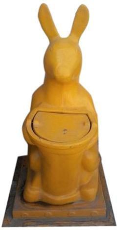 FRP Rabbit Dustbin