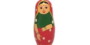 Funwood Games Indian Traditional Wooden Nesting Doll
