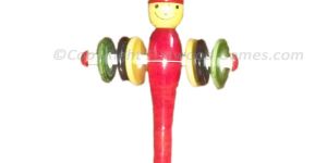 Funwood Games Wooden Organic Indian Traditional Whistle