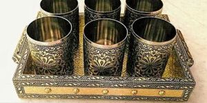 Oxidize Glass Tray Set