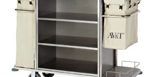 Stainless Steel Housekeeping Trolley