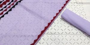 Applique Work Suit Unstitched