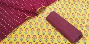 Ajrakh Print Dress Material