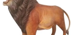 Fiber Lion Statue