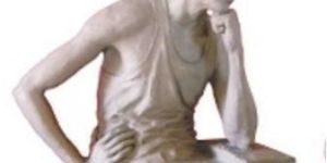 Sitting Human Statue