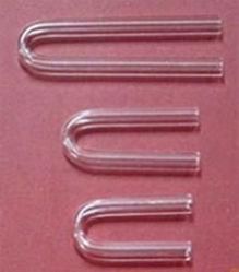 U Shape Quartz Glass Tube
