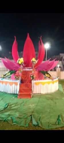 Steel Lotus Revolving Stage