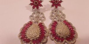 Flower Drop Earring Set