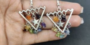 Silver Crystal Earrings