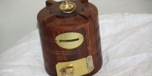 Wooden Coin Bank