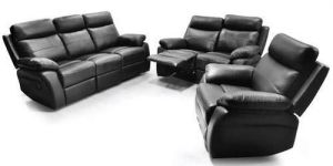 Leather Recliner Sofa Set
