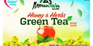 Mountain Glen Honey and Herbs Sugar Free Green Tea