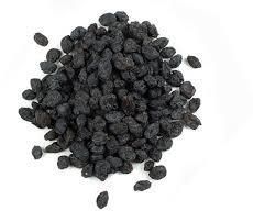 Round Black Raisins