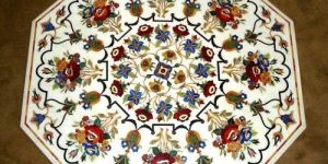 Marble Inlay Table Tops