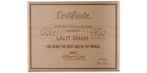 Engraved Wood Plaque
