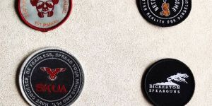 Woven Damask Patches