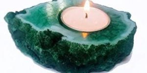 Agate Candle Light Holder