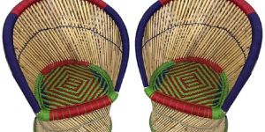 Handicrafts Bamboo Chairs Mudha Large Size (Set of 2)