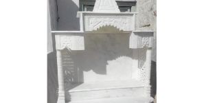 White Marble Pooja Mandir for Home at Low Price