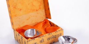 Stainless Steel Diya Set