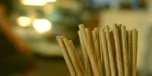 Coconut Leaf Drinking Straw