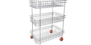 SS Kitchen Trolley