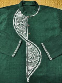 Mens Green Kurta