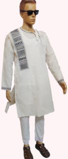 Mens White Kurta Pajama Set