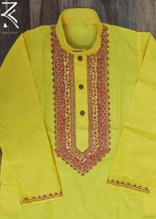 Mens Yellow Kurta