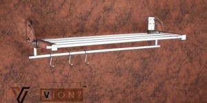 SQUAER FOLDING RACK WITH SINGLE ROD