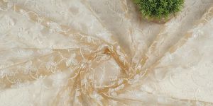 Sequins Net Embroidery Fabric