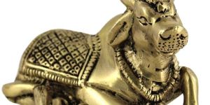 Brass Nandi Statue
