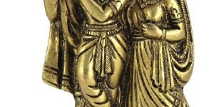 Brass Shri Radha Krishna Statue