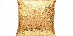 Golden Sequin Sublimation Cushion