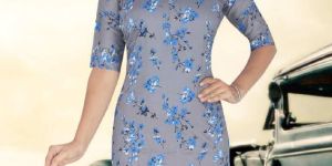 Ladies Printed Rayon Kurti