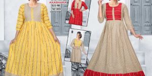 Ladies Rayon Ghera Kurti