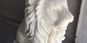 Marble Lion Statue