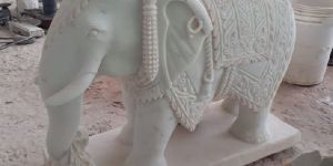Stone Elephant Statue