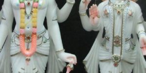 Stone Vishnu Laxmi Statue