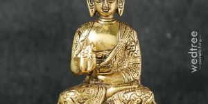 White Metal Buddha