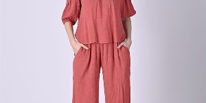 Womens Terracotta Bottomwear